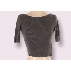 Topshop Women’s Crop Top - Gray